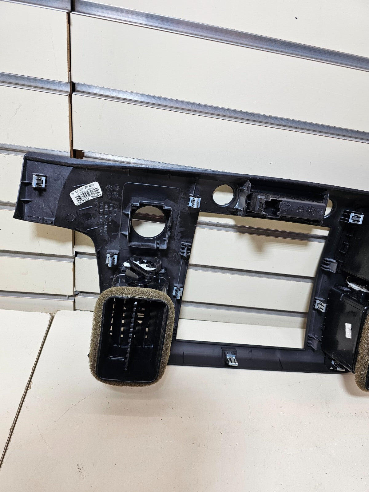 🔥07-14 Silverado SIERRA Center Dash Radio Bezel AC Climate Trim Panel BLACK B6
