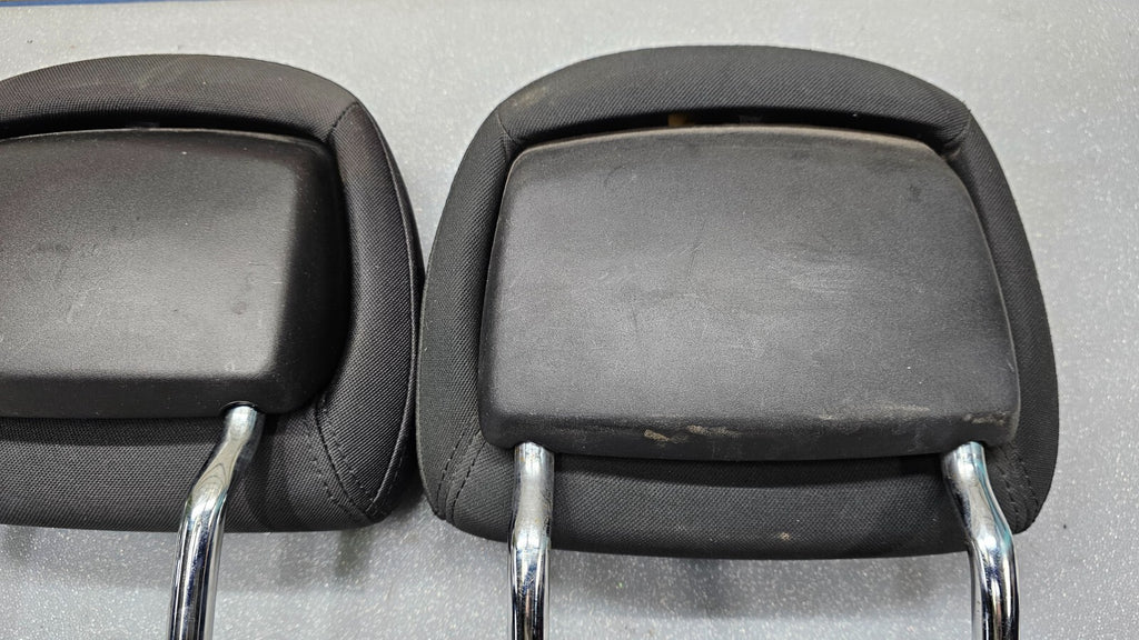 🔥10-14 Dodge Avenger / Chrysler 200 Front Seat HEADREST Set 2 Cloth BLACK CH51
