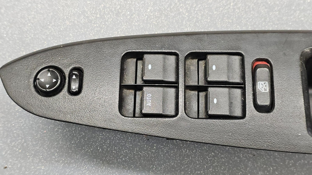 🔥06-08 CHEVY IMPALA LEFT DRIVER MASTER POWER WINDOW SWITCH BEZEL ASSEMBLY BLACK