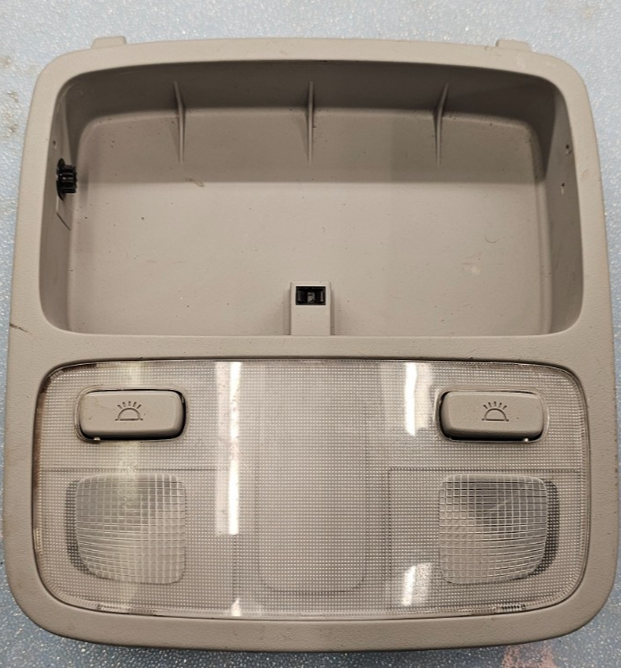 🔥05-09 SPORTAGE TUCSON OVERHEAD CONSOLE DOME LIGHT LAMP W/STORAGE TAN OEM