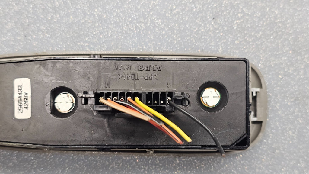 🔥00-05 Buick Lesabre Left Driver Master Power Window Switch Assembly Gray OEM