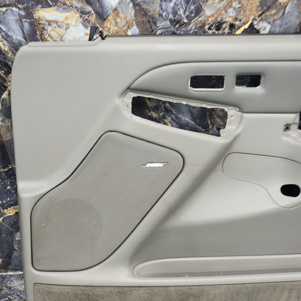 🔥03-06 Silverado SIERRA Door Panel Front RIGHT Passenger/No Arm LIGHT GRAY D5