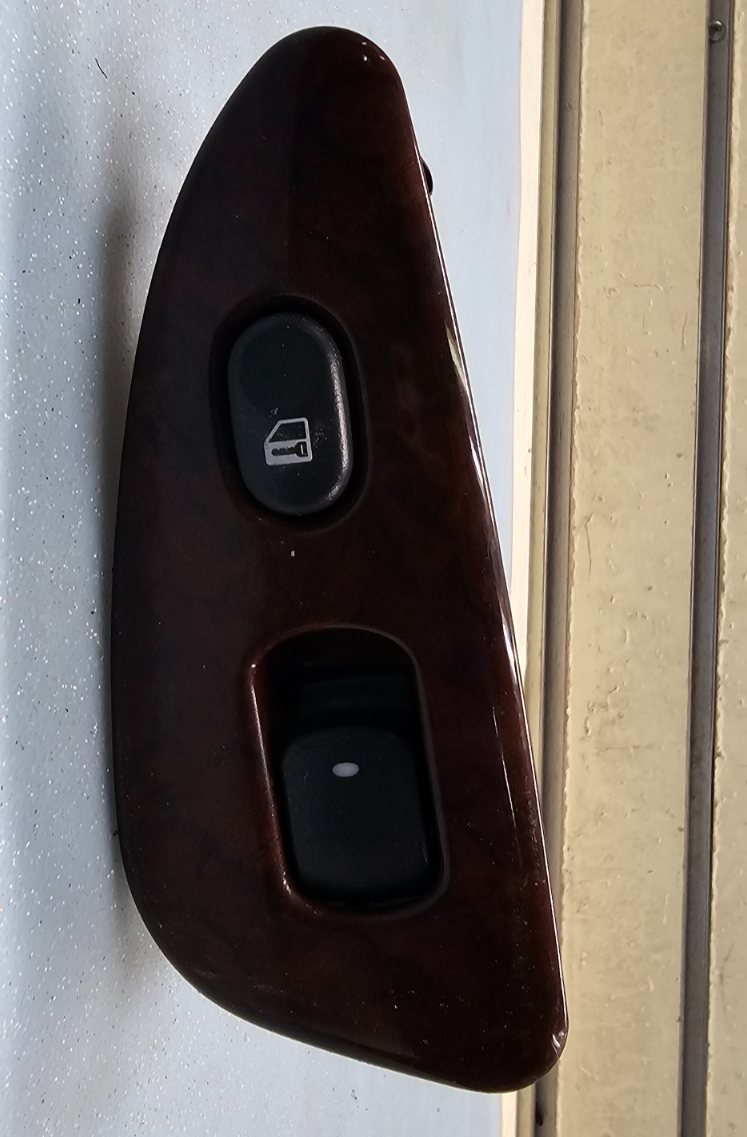 🔥04-07 Chevy Malibu Front Right Passenger Power Window Door Switch Lock Wood