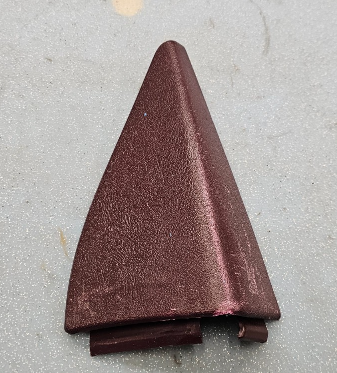 🔥1995-1998 Chevrolet Tahoe Suburban Door Panel Mirror Cover Trim RIGHT MAROON