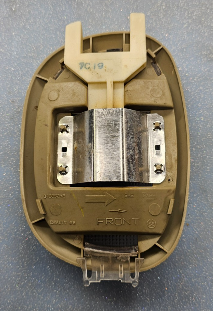 🔥98-01 Dodge Ram/Dakota OEM Roof Dome & Map Light Lamp Assembly Tan