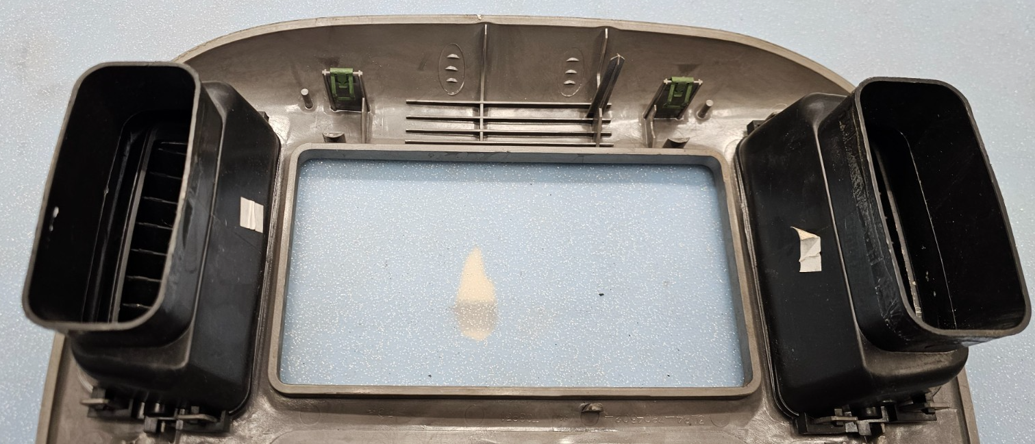 🔥2001-2007 FORD ESCAPE CENTER DASH RADIO A/C CLIMATE TRIM BEZEL SILVER OEM