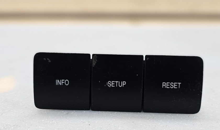 08-12 Ford Focus Escape Info Setup Reset Dash Control Memory Switch Push Button