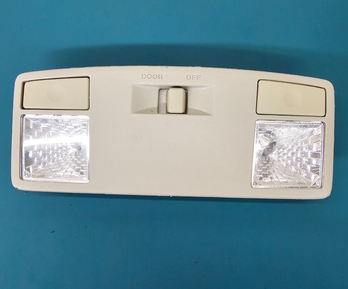 12-15 MAZDA 5 SPORT FRONT ROOF OVERHEAD CONSOLE DOME MAP LIGHT LAMP ASSEMBLY TAN