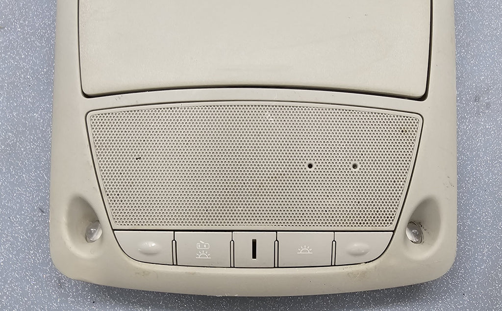 13-15 Sentra Altima Pathfinder Overhead Console Map Lights Lamp Assembly Tan