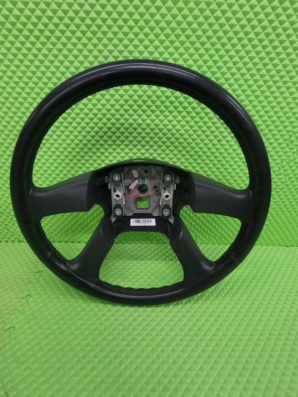 🔥03-06 SILVERADO SIERRA YUKON TAHOE SUBURBAN STEERING WHEEL LEATHER BLACK