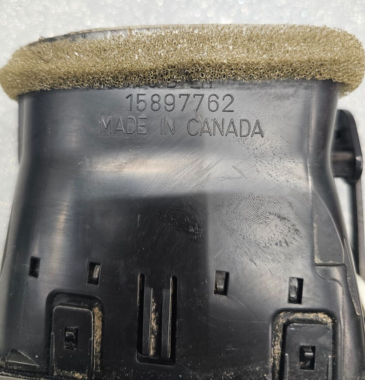 07-13 Suburban YUKON Front LEFT DRIVER Dash Air Vent Heater FILTER SILVER VT16