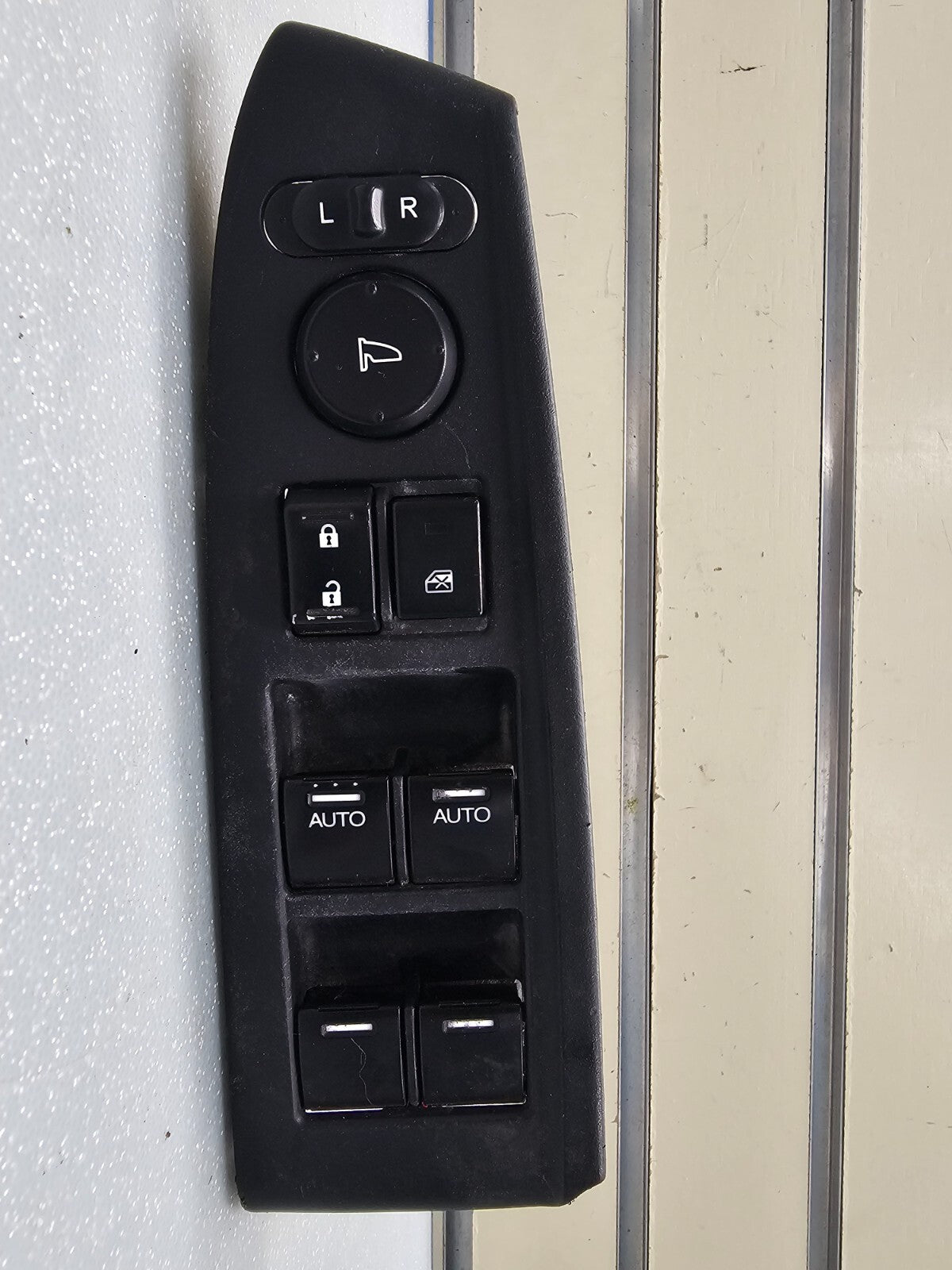 08-12 ACCORD Left Driver Door Master Power Window Lock Switch Assembly Black OEM