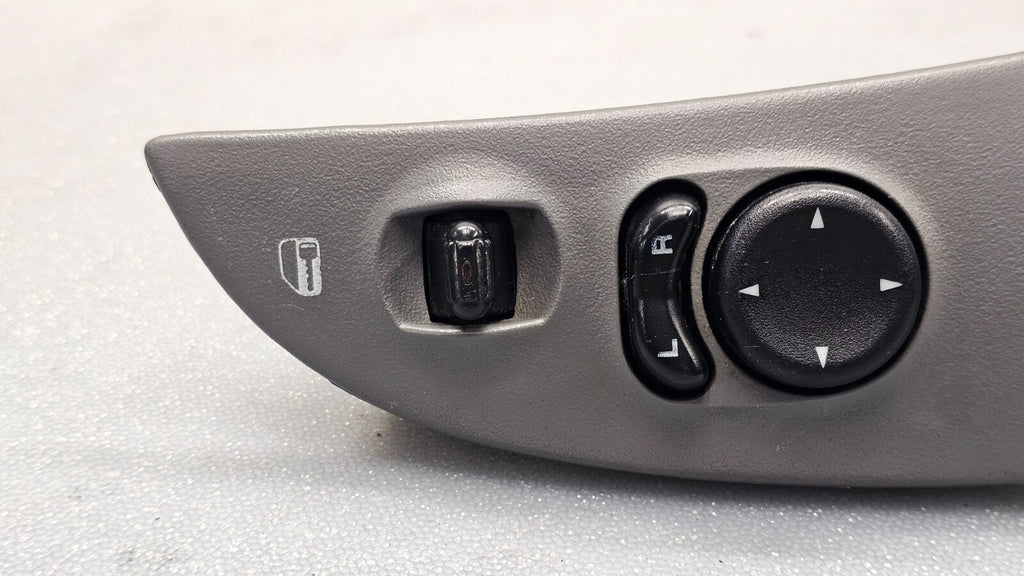 🔥02-07 JEEP LIBERTY LEFT DRIVER MASTER LOCK MIRROR SWITCH TRIM BEZEL OEM GRAY
