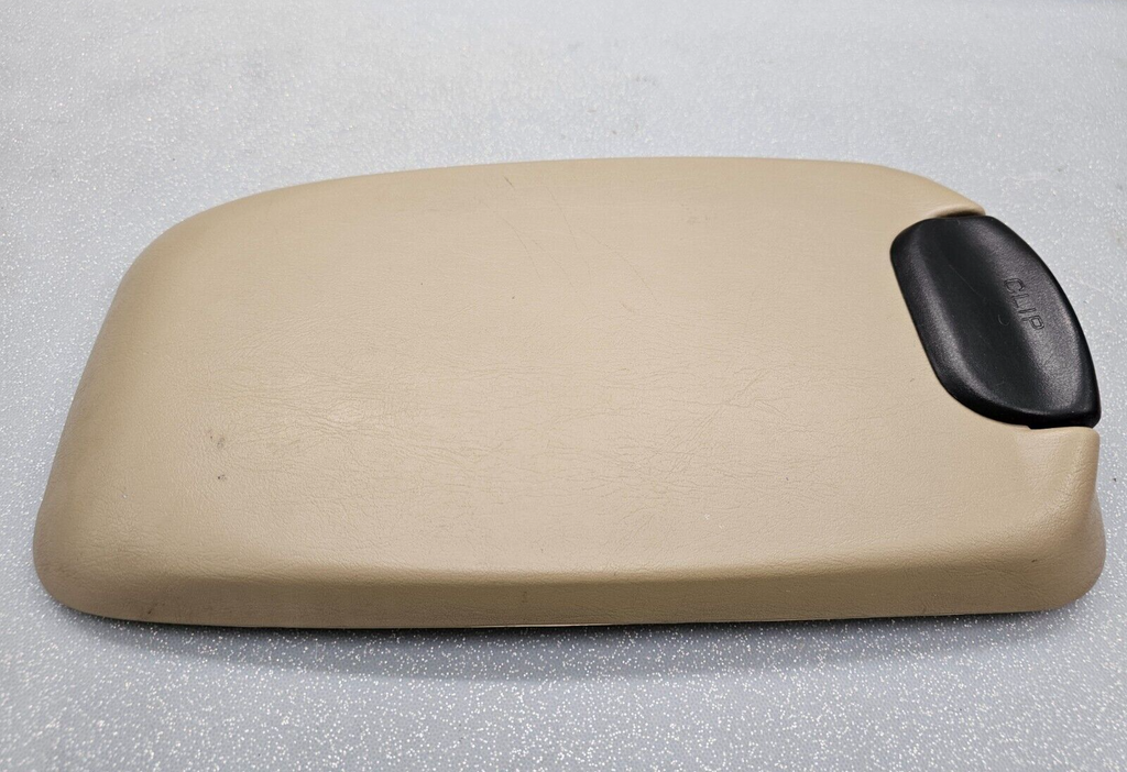 🔥99-07 Ford Excursion F250 F350 Front Center Console Lid Arm Rest Assembly TAN