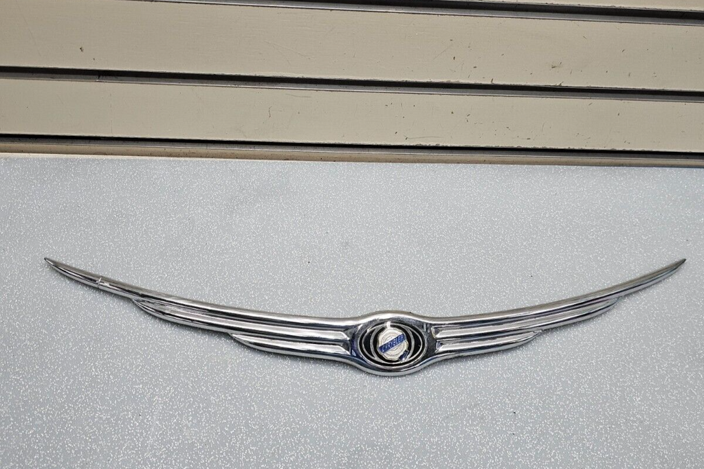 🔥01-05 Chrysler PT Cruiser Front Hood Wing Badge Emblem Symbol SCRIPT NAMEPLATE