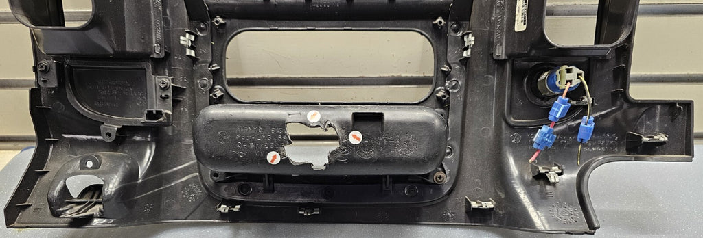 🔥02-05 Dodge RAM Dash RADIO Audio Stereo Bezel Climate Trim Panel Black B10