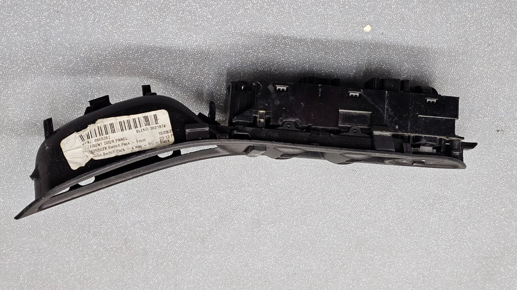12-18 Focus Escape Front Left Driver Master Power Window Switch Regulator Black