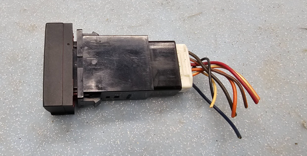 🔥07-09 SANTA FE HAZARD FLASHER EMERGENCY WARNING SWITCH OEM black