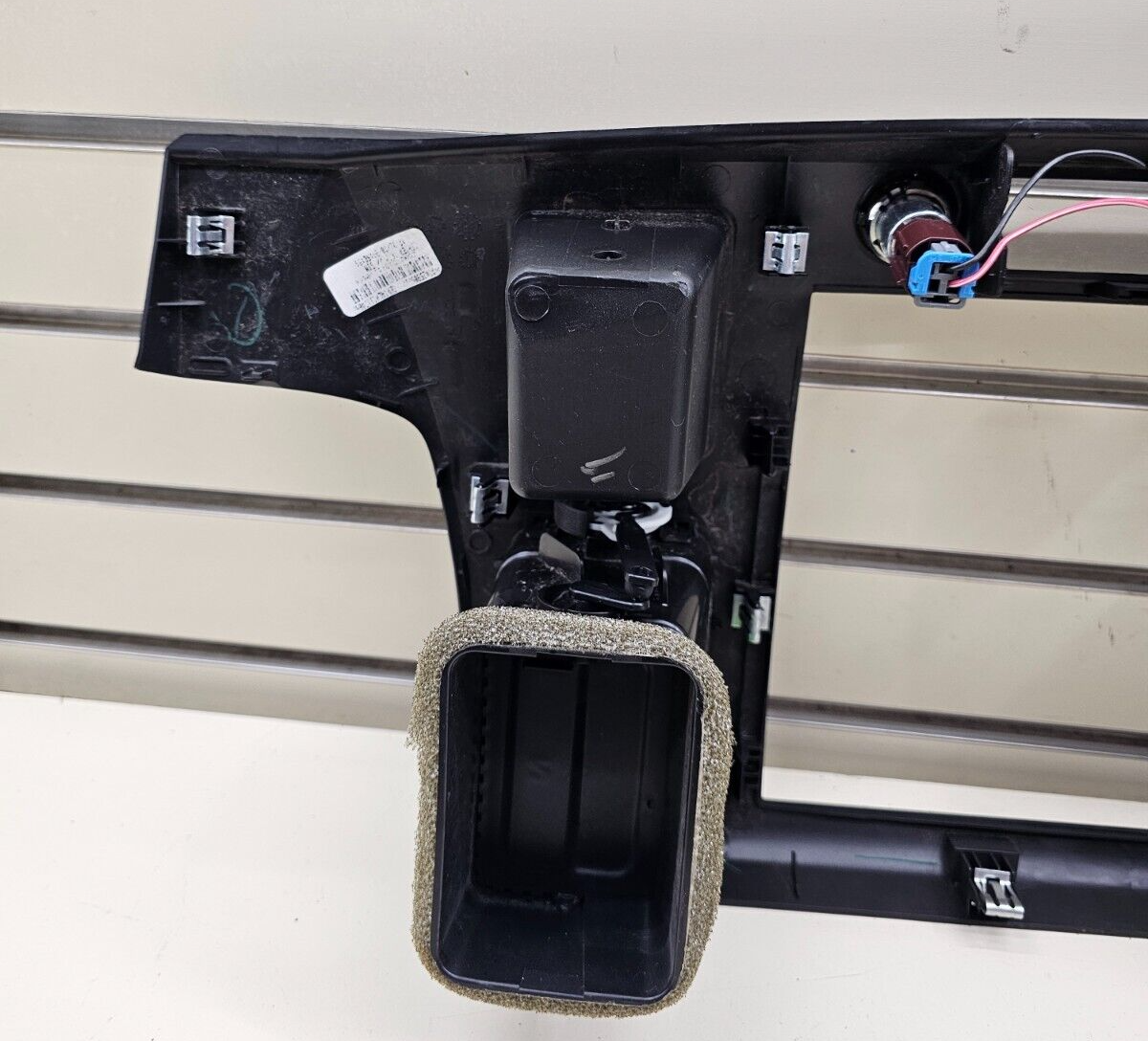 🔥07-14 Silverado SIERRA Center Dash Radio Bezel AC Climate Trim Panel Black B6