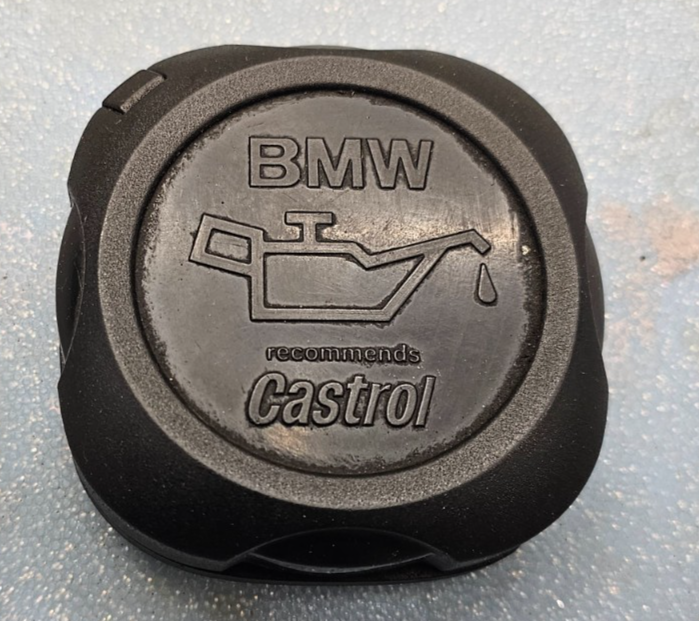 🔥90-10 BMW E36 E46 328 E39 528 E53 X5 Engine Oil Filler Cap Lid Castrol Silver