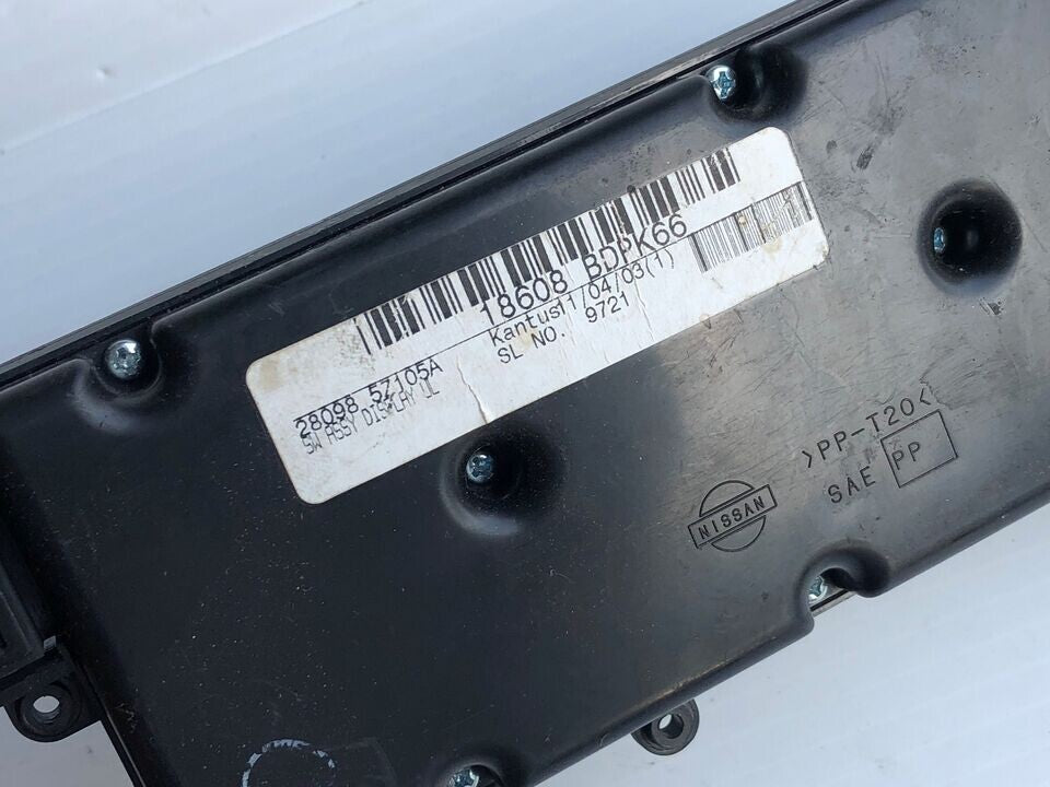 🔥2004-2006 Nissan Quest Audio Radio Settings Control Unit Switch Assembly