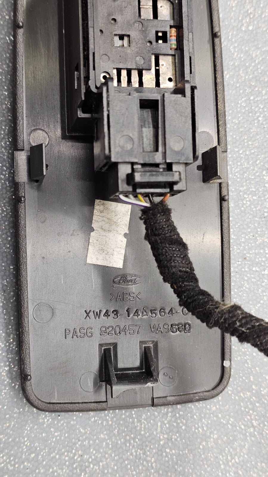 🔥00-02 Lincoln LS Front Right Passenger Power door Window Switch Black OEM