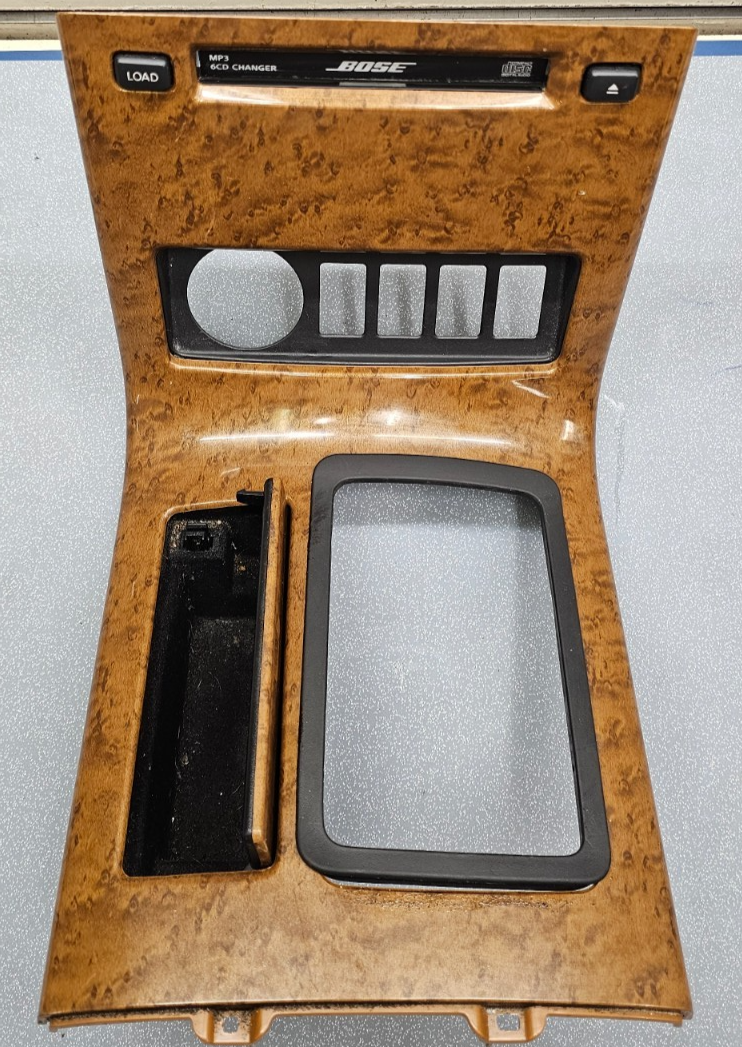 🔥05-12 NISSAN PATHFINDER CENTER CONSOLE SHIFTER SHIFT STORAGE BEZEL TRIM Wood