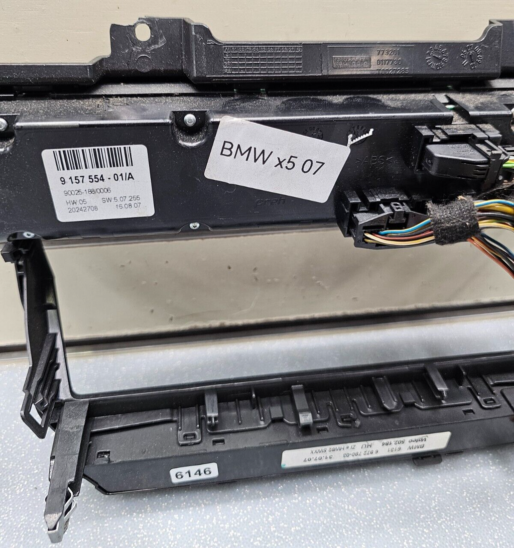 🔥07-10 BMW X5 E70 Dash AC Heater Climate Temperature HVAC Control Panel OEM