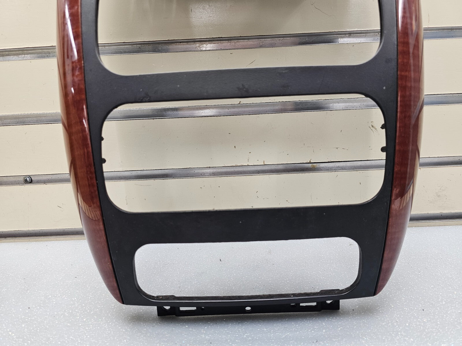 🔥01-07 Caravan Town Country Dash Radio Climate TRIM Panel Surround Bezel WOOD