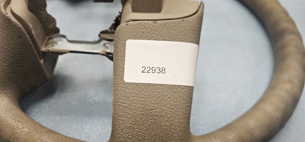 🔥2004-2008 Ford F-150 F150 Tan Leather Wrapped Steering Wheel OEM TAN