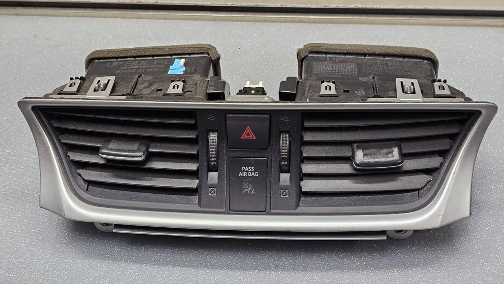 🔥13-16 Nissan Sentra Dash Center AC A/C Air Vent Heater Panel Black Silver