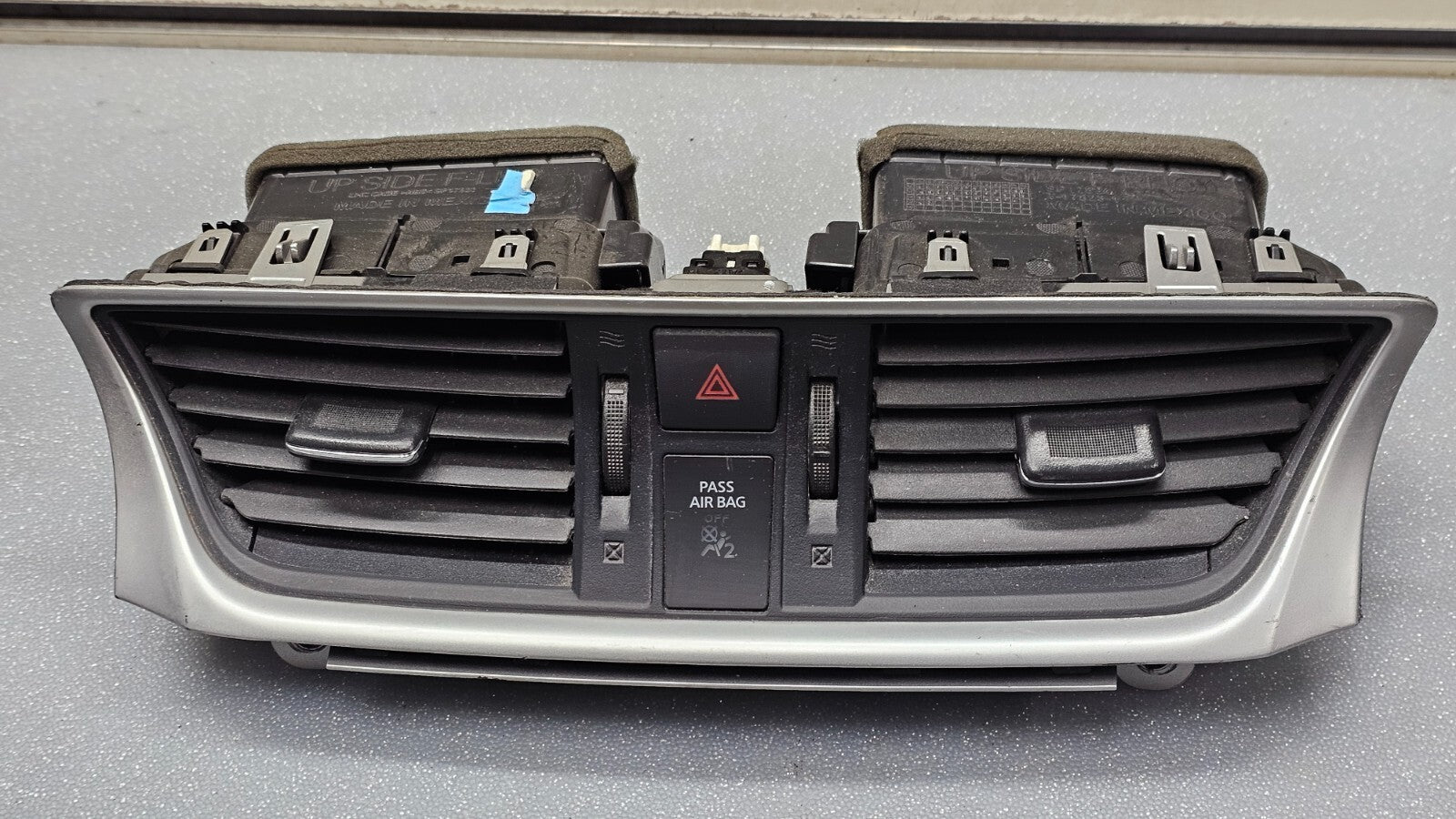 🔥13-16 Nissan Sentra Dash Center AC A/C Air Vent Heater Panel Black Silver
