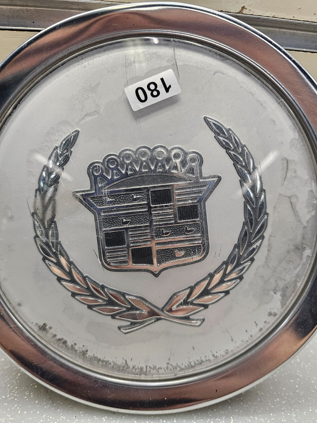 88-91 Cadillac Deville Front Rear LH/RH Wheel Center Cap Hubcap Silver Lower OEM
