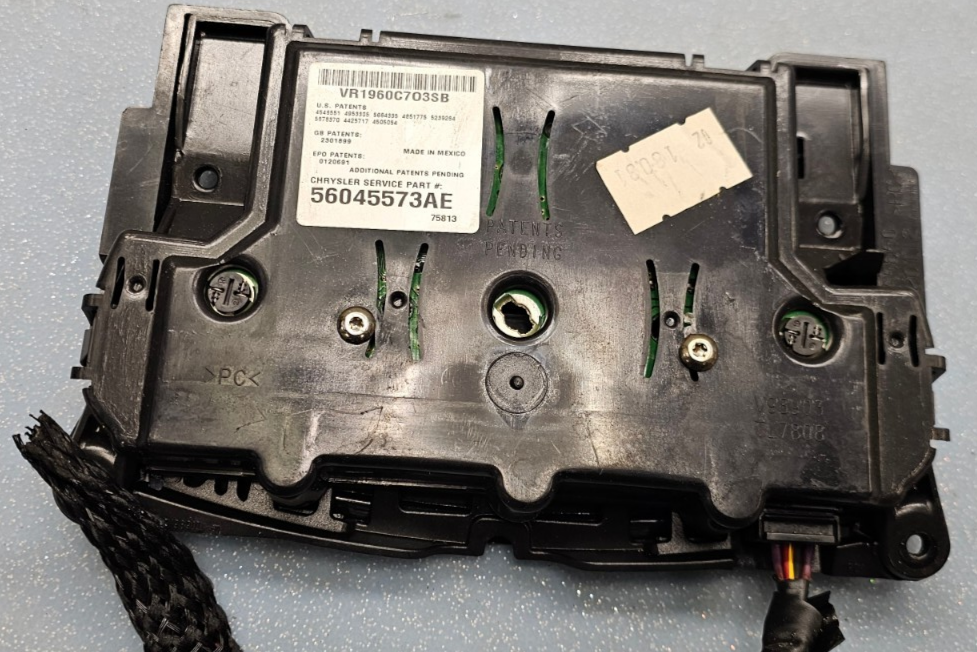 🔥03-10 DODGE RAM MOPAR OVERHEAD CONSOLE DOME MAP COMPASS MODULE ASSEMBLY BLACK