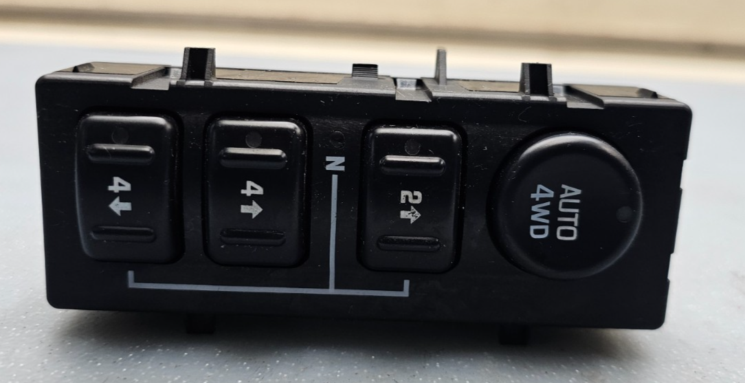 🔥03-07 Chevy Suburban GMC Yukon 4x4 4WD Selector Control Switch Assembly Black