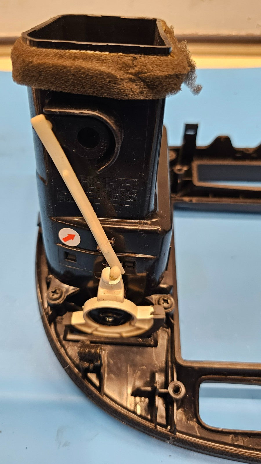 🔥06-11 Kia Rio Center Dash Trim AM FM Radio Stereo Display Bezel Climate Black