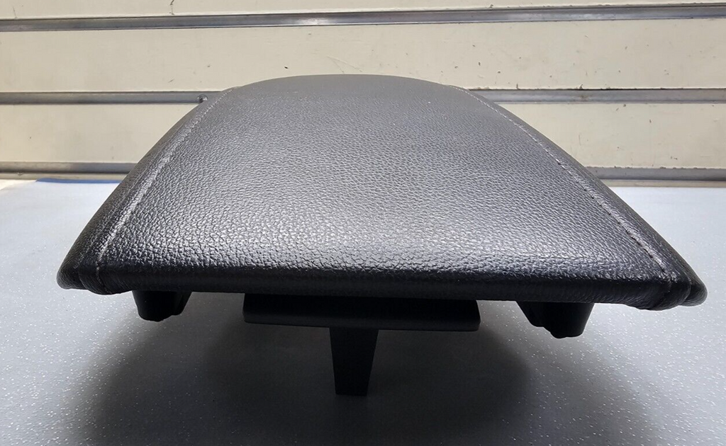 🔥13-16 Ford Fusion Front Center Console Lid Armrest Leather Cover Top Pad Black