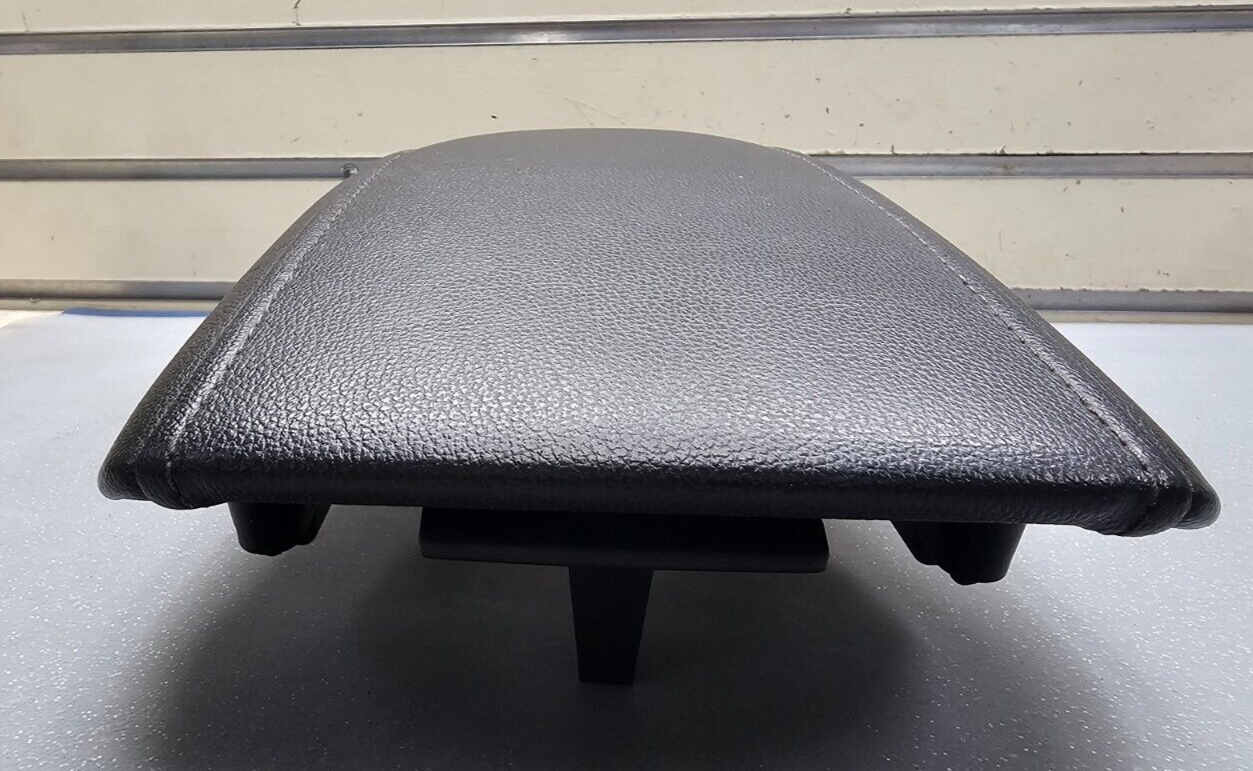 🔥13-16 Ford Fusion Front Center Console Lid Armrest Leather Cover Top Pad Black