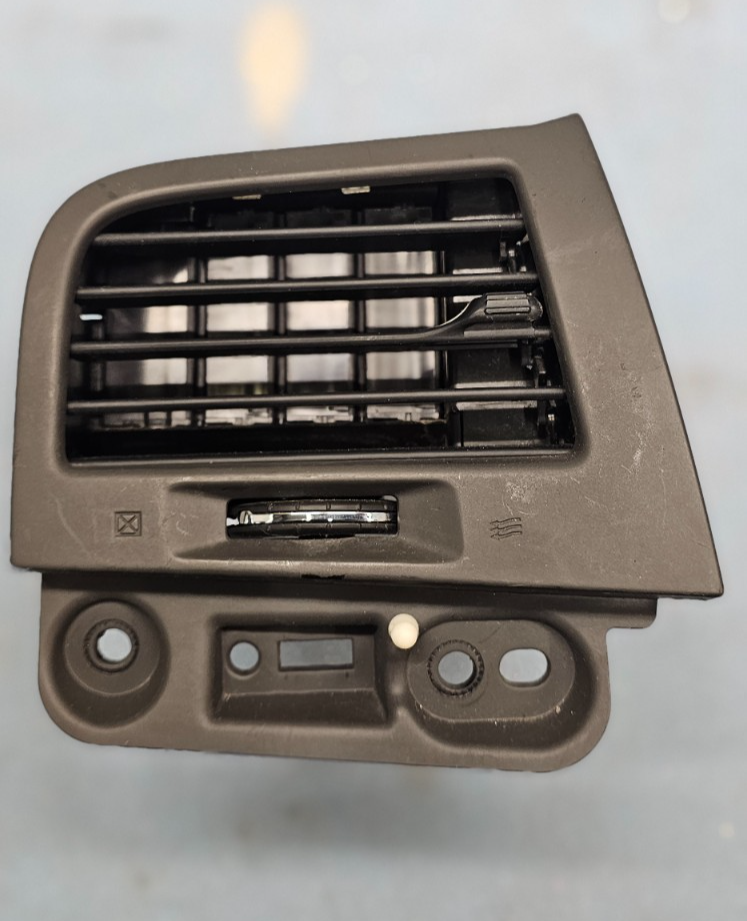 🔥09-12 LINCOLN MKS DASH LEFT DRIVER MASTER AIR VENT A/C AC HEATER PANEL BLACK