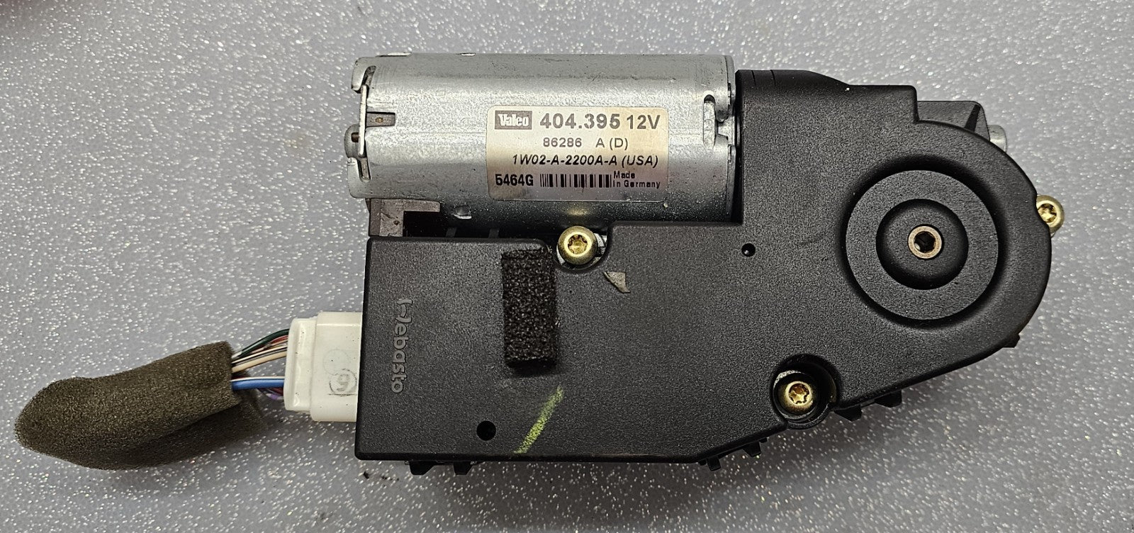 02-06 Toyota Camry Power Sunroof Moonroof Sun Roof Motor Assembly
