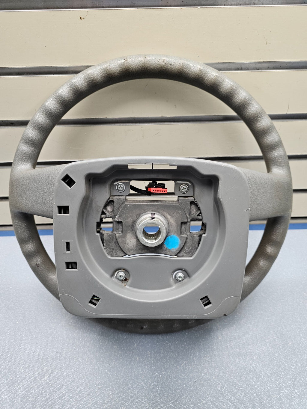 🔥04-08 Ford F-150 Leather Steering Wheel Cruise Control GRAY OEM