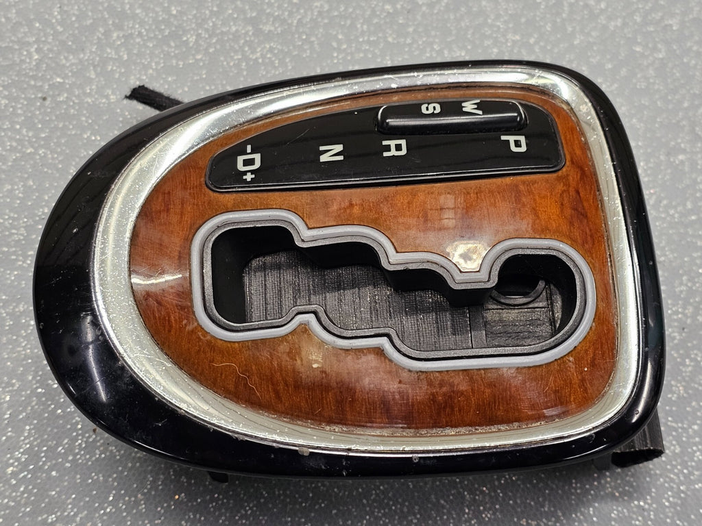 🔥00-06 Mercedes W220 S430 S500 S600 Gear Shifter Bezel Trim Indicator Wood OEM