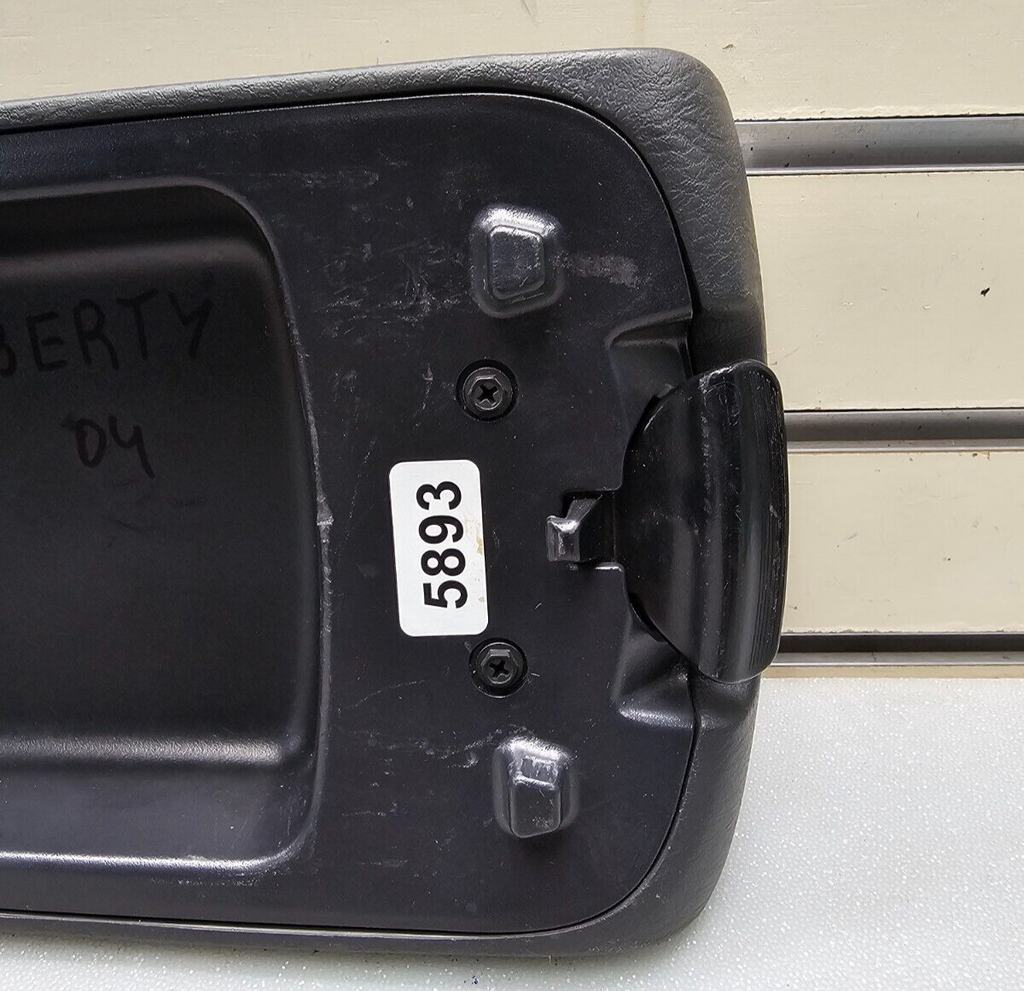 🔥2002-2007 Jeep Liberty Center Console Arm Rest Lid Black OEM