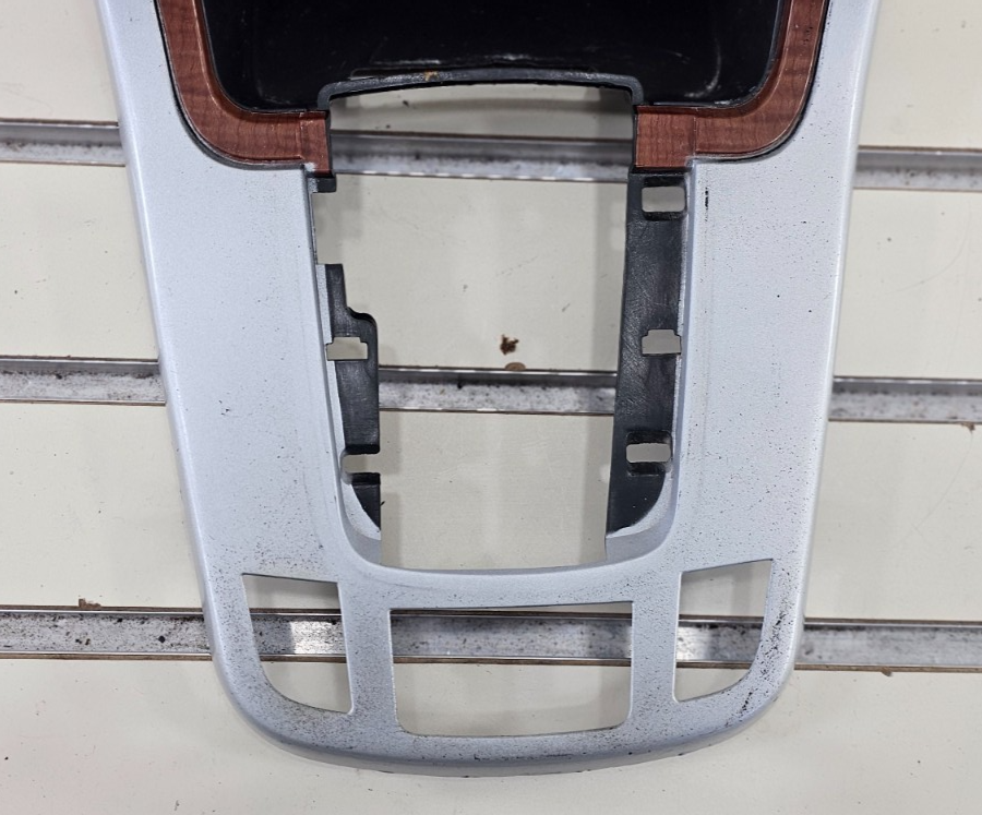 🔥07-09 Equinox Center Dash Radio Climate Surround Bezel Trim SILVER/WOOD B43