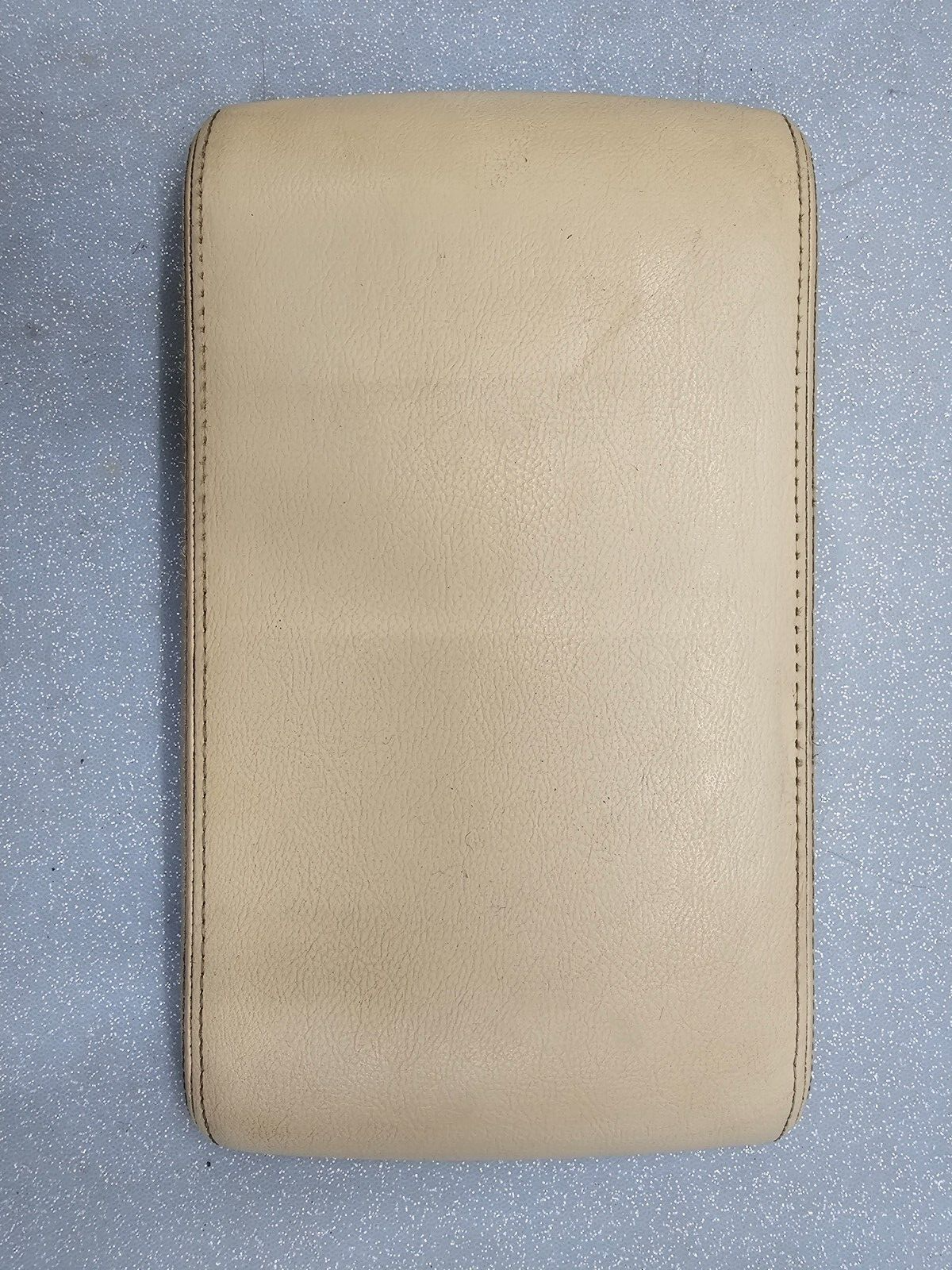 🔥03-05 LINCOLN AVIATOR FRONT CENTER CONSOLE LID COVER ARMREST LEATHER TOP TAN