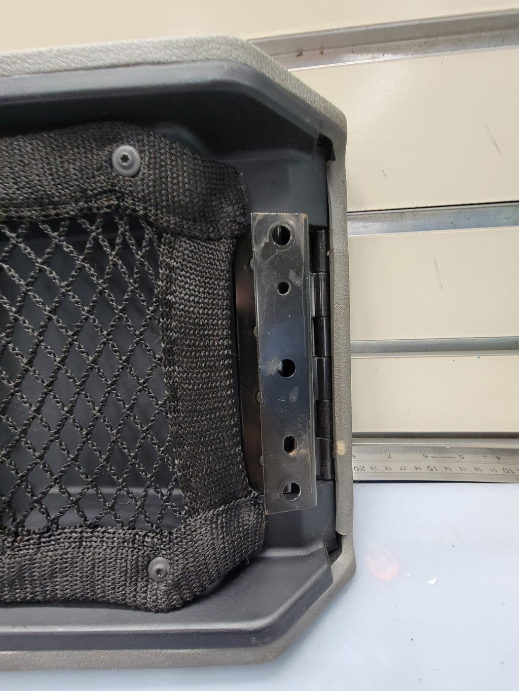 🔥05-10 COMMANDER GRAND CHEROKEE CENTER CONSOLE ARMREST LID TOP PAD DARK GRAY/JC