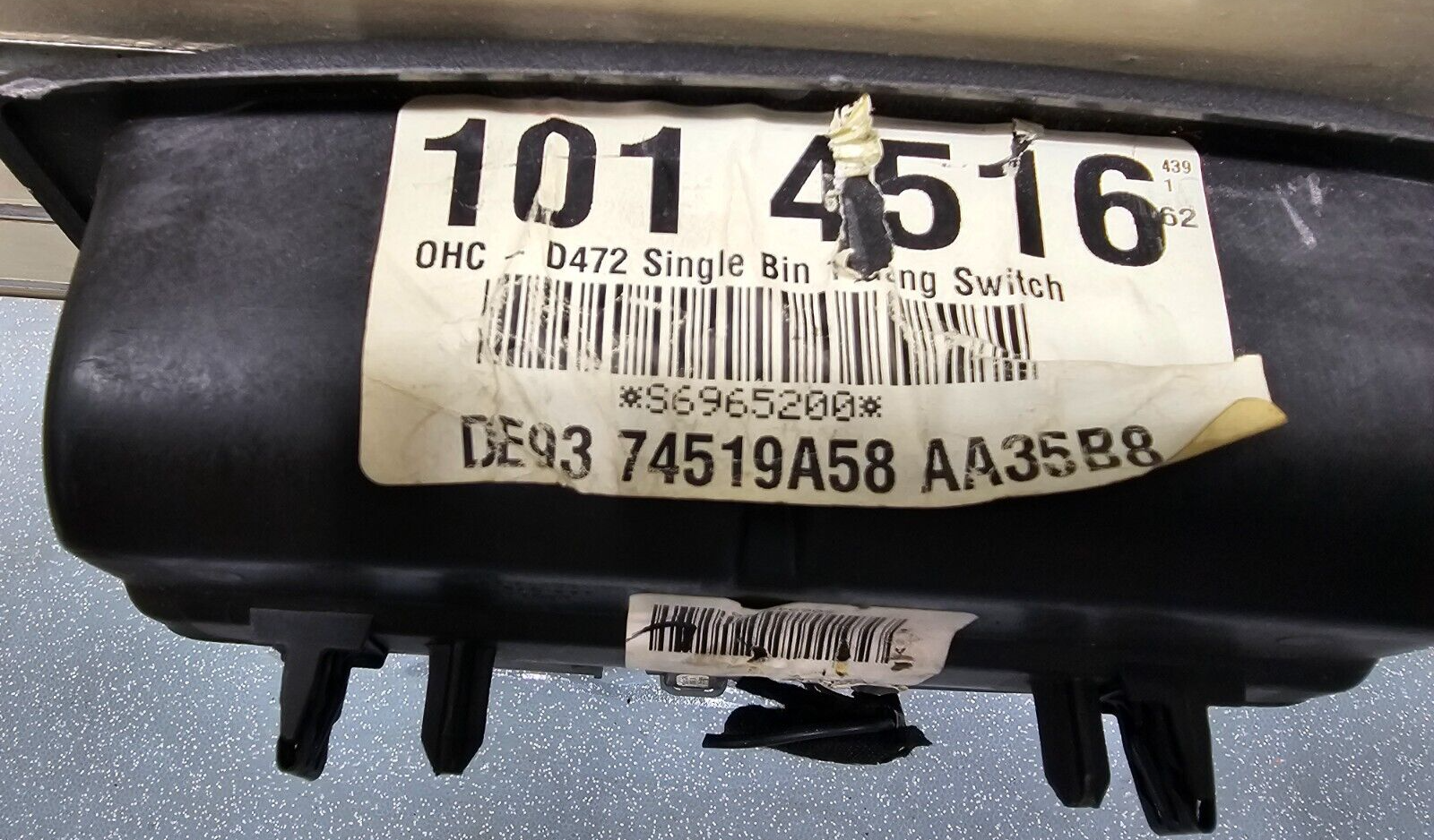 🔥13-19 Lincoln MKT Overhead Console Dome Light Lamp Storage Sunroof Black OEM