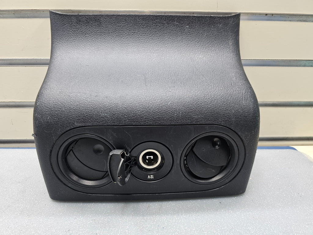 🔥04-08 Ford F-150 Rear Center Console Bezel Trim Panel Vent Volt Outlet Black