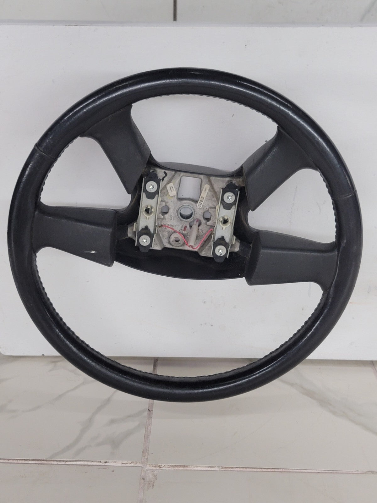 🔥03-06 SILVERADO SIERRA YUKON TAHOE SUBURBAN STEERING WHEEL LEATHER BLACK