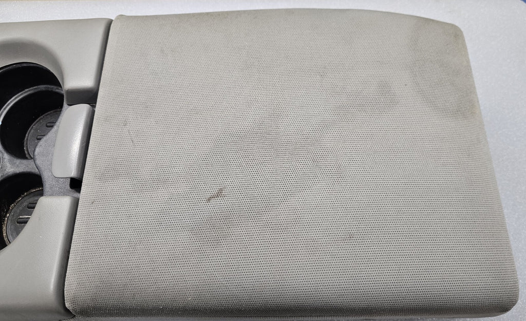 2004-2008 Ford F-150 Center Console JUMP SEAT Armrest Cup Holder LIGHT GRAY JS1